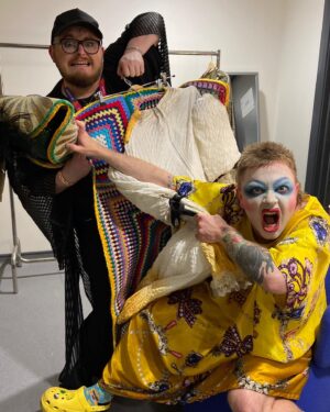 Ginny Lemon Instagram - 1 whole year since this magical moment! 

In an interview someone ask me what was going through my mind whilst performing to 1.3 billion people? 

I said I just wanted to do a good job 

In truth I was thinking I’ve got haemorrhoids 🍋 

Thank you so much to everyone that was involved! So many precious memories 💛