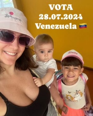 Gioia Arismendi Instagram - VOTA - 28.07.2024 - Por Venezuela 🇻🇪 Ejerce tú derecho al VOTO 🗳️ como CIUDADANO y VOTA 👍🏻
.
Día Histórico y Cívico Venezuela por y para ti ♥️🫶🥰
.
Por mí, por ti, por nosotros, por mis hijas, por mis padres, por mi familia, por mis hermanos, por mi trabajo, por mi profesión, por la cultura, por el arte, por los sueños, por Amor, por los que Amo, por todos nosotros Venezolanos, por mi País Venezuela 🇻🇪 
.
Gracias Gracias Gracias porque #yosignifico #iamenough #soham #yosoy Gioia Arismendi en Abundancia y Prosperidad rodeada de Éxito y Amor! Amén 💟☮️🕉⚛️
.
Siempre en el único e infinito camino #amormotordelmundo 
#gioiaarismendi 
#bambolabygioia 
#gioiamom #gioiamoms 
#gioiainfinita❤️ 
#gioiarte 
#Gracias #Agradecidas #agradecidos #graciasdios 
.
Eres Venezolano estás en Venezuela ejerces tu derecho al Voto 🗳️ como Ciudadano???