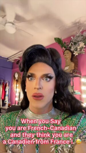 Gisèle Lullaby Instagram - Fun facts ✌️😅…TGIF!enjoy your Week-end😘

#funfacts #french #canada🇨🇦 #france #cdr #rpdr #drag #dragqueen #tgif