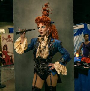 Gisèle Lullaby Instagram - The moment I saw @aaronjayyoung photos for his book Queen, I was hooked! 
Being photographed by him is a major highlight of my @rupaulsdragcon 2024! 🤩

📸: @aaronjayyoung 

#photography #photooftheday #drag #dragqueen #dragcon #losangeles