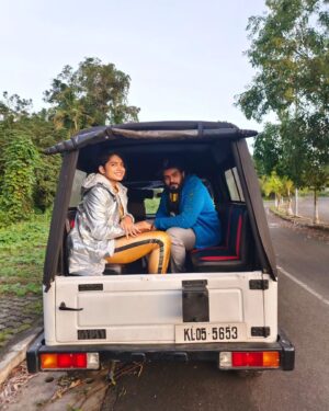 Gokul Suresh Instagram - ലവ് ഇൻ ദി ടൈം ഓഫ് post-Apocalypse 

Catch the Interstellar pranayam of അലൻ & ഏലിയാമ്മ in Theaters. 
#Gaganachari #ajithvinayakafilms