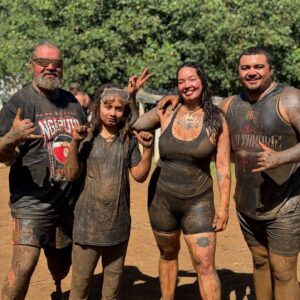 Gordon Toi Hatfield Instagram - Mud tours in Rarotonga was a blast. Literally mud in very crevice of your body, like everywhere 😳😂😂😂 #houseofnativesontour #rarotonga