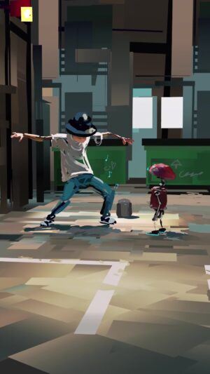 Goro Fujita Instagram - Street Battle - Daily Quillustration painted in VR using Quill.