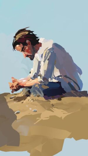 Goro Fujita Instagram - Knee Deep - Daily Quillustration painted and animated in VR using Quill