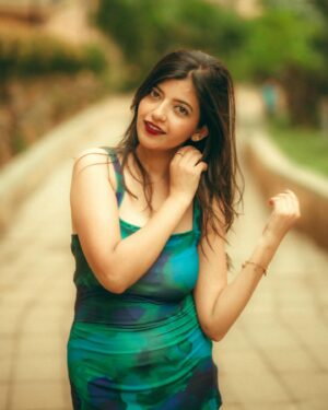 Gouri Agarwal Instagram - Embracing the magic in every moment✨❤️
.
.
.
📸 @vink.photography 🤩
.
.
.
#gouriagarwal #allgreen #miracles #keepsmiling #highonlife ✨❤️