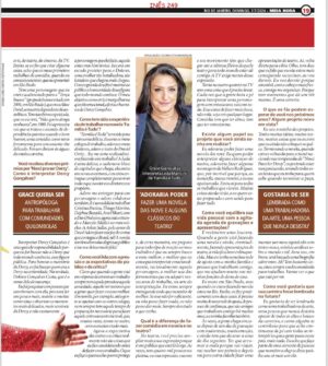 Grace Gianoukas Instagram - Matéria que saiu no @jornalmeiahoraoficial por @naraboechat 

@flaviafuscocomunicacao @nascipraserdercy