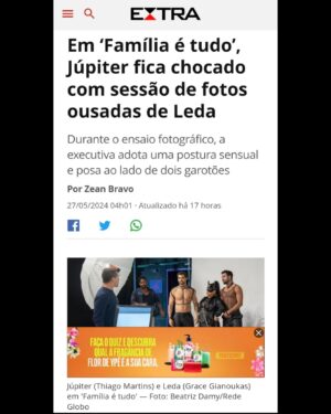 Grace Gianoukas Instagram - Leda preparadíssima para a sessão de fotos!

@zean.bravo 

#famíliaétudo #tvglobo