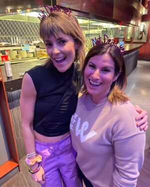 Grace Helbig Instagram - Some moments from the past two months in a dump:
1. Got my aura read at @soulglowaura. Turns out my throat chakra is open so get ready for some COMMUNICATION. 
2. Celebrating the beauty of LIFE at @elissakalver’s #NotDeadYetFest!
3. Jersey girl attempts to blend in in Florida. cc: @elliottmorgan 
4. Shot a really fun convo with @hankgreen coming soon. Unfortunately it was not about his amazing new curls.
5. Got to visit the Hank Green of the Helbig family. TIM!
6. I liked this outfit! I’m into skorts now. The identity crisis deepens. 
7. An important picture from Mexico that exudes both energy and passion.
8. Internet moms see internet dads in their wonderful internet show.
9. Internet moms pick up a rare, beloved Internet sprite along the way. 
10. The creature returns to her natural form. Also sporks are the greatest utensil. Yet another important thing I’ve learned this year.