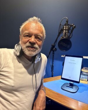 Graham Norton Instagram - It’s less than a month until my new book FRANKIE will be published. Here I am ready to record the audiobook. I secretly love reading my books aloud even though sex scenes get a little awkward in a tiny booth with an audio engineer listening in! I can’t wait for you to meet Frankie, my lead character in the book. What an amazing life she has. #Frankie #newbook #audiobook #FrankieGrahamNorton
