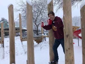 Graham Verchere Instagram - throwback to that snow day!!