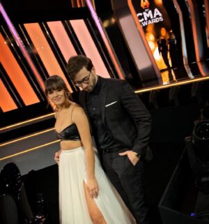 Greg Furman Instagram - You stun me with your abilities on a daily basis. I’m beyond proud of you @hayleyorrantia ❤️ Thanks @cma for having us, congratulations to all the winners   nominees 🎸🎤 and thank you @stylelvr for making sure I didn’t look like Kevin Costner in Waterworld (just look it up)🤘 #cmaawards #nashville #music