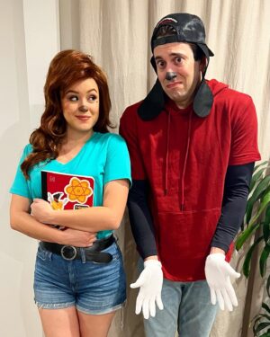 Greg Furman Instagram - Happy Halloween!

Love, Max & Roxanne 💜

#TheGoofyMovie