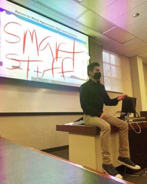 Greg Rikaart Instagram - I’m basically a professor now.