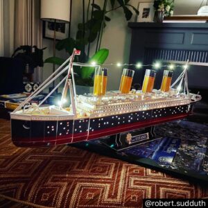 Greg Rikaart Instagram - This 3D puzzle took weeks to put together. If given the choice between building it again or being on the actual Titanic, I’d take my chances on the boat. @robert.sudduth
