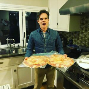 Greg Rikaart Instagram - Also, it’s not a competition for best gift (isn’t it?) but shoutout to my amazing sister for sending me my favorite pizza in the world, #joeandpats same day, door to door from Staten Island to Los Angeles.  Thanks, Ker.  Love you all. 🍕❤️