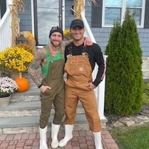 Gregor Gillespie Instagram - Who wore it better ? See story to take poll. For research purposes only, your participation is appreciated. @kycerm #overalls