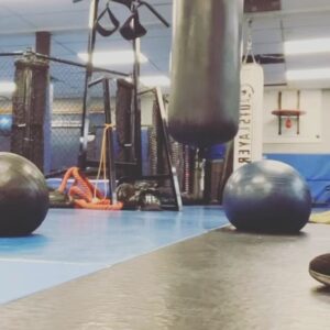 Gregor Gillespie Instagram - This morning I felt that I needed to exorcise some demons. This did the trick. *100 lb D-ball, 15 squats. *70 lb D-ball, 15 scoop n throw over shoulder.  14,14.  13,13.  12,12.  Etc. down to 1,1.  I took breaks as needed. I did not have a set amount of time I rested for, nor did I have a set amount of work in mind that I would finish before taking a break.  I went until I couldn’t, breathed a bit, but not long enough to leave that uncomfortable place, and went back.  It sucked, and I needed it.
