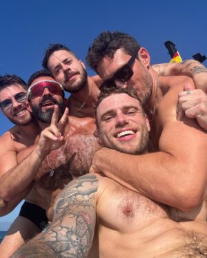 Gus Kenworthy Instagram - I took a spill in Ibiza