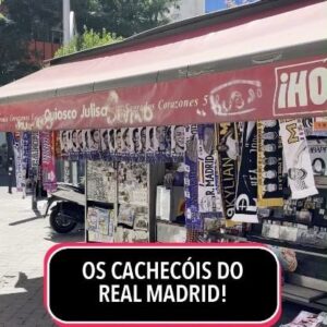 Gustavo Hofman Instagram - Qual é o mais vendido? Quanto custa? Tem do Barcelona? @gustavohofman mostra os cachecóis vendidos na frente do Santiago Bernabéu🧣

👉 Assista à Mallorca x Real Madrid, neste domingo (18), às 16h30, pelo #DisneyPlus!
⁠
#LALIGAnaESPN