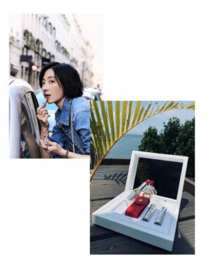 Gwei Lun-mei Instagram - 輕啓朱唇，
吻你，
ㄧ吋肌膚，
欲拒還迎。
留下，
ㄧ抹緋紅，
朝思暮想。

粉是純真無敵，
烙印夏日烈戀的橙。
棕偽裝沈穩，
猜不透紫梅色的她。
.

色彩是充滿力量的盟友，具有說服力的武器。
「覺得悲傷難過的時候，就擦上唇膏，主動出擊。」
——嘉柏麗·香奈兒

抬頭看康朋街31號寓所，遙想香奈兒女士沿著迴旋鏡梯而上，那一刻起開展的故事，創造了31 Le Rouge ！

#31LEROUGE
#CHANELMAKEUP
@CHANEL.BEAUTY