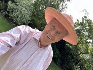 Gyles Brandreth Instagram - I acknowledge name-dropping as my besetting sin … but I’m hoping on this occasion you’ll forgive me: this is my favourite sun hat and it once belonged to Laurence Olivier.