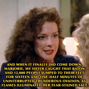H. Alan Scott Instagram - Part of being gay means being able to recite this entire monologue from Designing Women. I’m sorry, I don’t make the rules. This is our party trick. The thing we surprise people with at a dinner party. 

We’ve all encountered a Marjorie before, am I right?!! 

Happy Pride. 

Clip from ‘Designing Women’ (S1E2 “The Beauty Contest”) ©️ Columbia Pictures TV.
.
.
.
#designingwomen #dixiecarter #deltaburke #juliasugarbaker #suzannesugarbaker #quote #quotes #meme #memes #nostalgia #nostalgic #80s #80snostalgia #lgbtq #gay #fyp