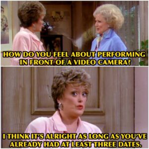 H. Alan Scott Instagram - Figured we all could use a Golden Girls palate cleanser. 

Clip from ‘The Golden Girls’ (S2E20 “Whose Face Is This, Anyway?”) ©️ Disney/Buena Vista.
.
.
.
#GoldenGirls #TheGoldenGirls #RueMcClanahan #BettyWhite #blanchedevereaux #rosenylund #nostalgia #nostalgic #meme #memes #quote #quotes #fyp
