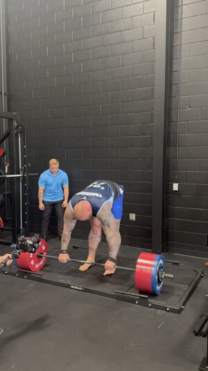 Hafþór Júlíus Björnsson Instagram - 456kg / 1005lbs deadlift. Felt amazing and huge shoutout to the @transcendhrt team for setting everything up for me and bringing the spirit in today. This is my heaviest deadlift session before SMOE. Will 1000lbs pull be enough to win the deadlift event at @theshawclassic ?