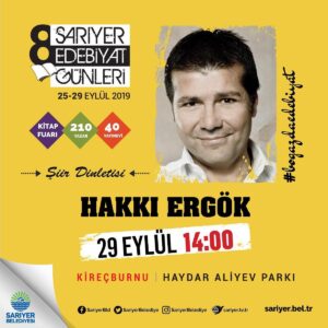Hakkı Ergök Instagram - Keyifli bir gün olacak. #sariyer #sarıyerbelediyesi #şiir #nazımhikmet #seldabağcan #ahmetümit