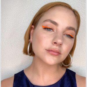 Haley Ramm Instagram - @lightasafeatheronhulu premiere ready 🍊 🍊🍊@chewchewtrain