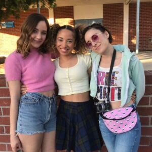 Haley Ramm Instagram - @bananasplitmovie is now on Amazon, Apple, Vudu, YouTube! I’m so proud of everyone involved. Here’s some photos from filming. I miss our Syracuse hotel lobby wine nights! As always, thank you for having me in this experience, @hannahgmarks! Much love to you, @benjaminkasulke @lianaliberato @dylansprouse @meaganksmith @addisonriecke @lukespencerroberts @dubphelps