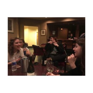 Haley Ramm Instagram - @bananasplitmovie is now on Amazon, Apple, Vudu, YouTube! I’m so proud of everyone involved. Here’s some photos from filming. I miss our Syracuse hotel lobby wine nights! As always, thank you for having me in this experience, @hannahgmarks! Much love to you, @benjaminkasulke @lianaliberato @dylansprouse @meaganksmith @addisonriecke @lukespencerroberts @dubphelps