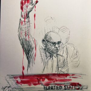 Haluk Piyes Instagram - What was a lie, they made real…
Stop burnin humans..
Stop the m@ssacr on kids… 
Stop b0mbing safezones…

R@f@ 
#save #children 

 @yassindraws
