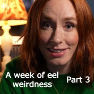 Hannah Fry Instagram - Q:How do YOU f-eel about the eel? Eel-ated? Or not at all id-eel?
(The correct answer is clearly that they are horrid - but I couldn't find a pun that worked) 

A new solution to the Atlantic Eel Problem, by D.W. Tucker (1959)