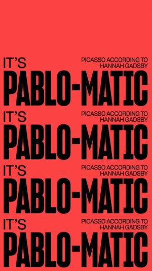 Hannah Gadsby Instagram - Now Open… It’s Pablo-matic: Picasso According to Hannah Gadsby.

“Picasso said, ‘You can have all the perspectives at once!’ What a hero. But tell me, are any of those perspectives a woman’s? Well, then I’m not interested.” —@hannah_gadsby

Since his death in 1973, feminist artists, curators, and art historians have led the movement to expand and rewrite the canon and question the dominant narratives of modernism. In their 2018 performance Nanette, comedian Hannah Gadsby considered the (un)contested adulation of complex cultural figures such as Picasso. Soon after, Gadsby began working closely with our curators to create an exhibition that recontextualizes Picasso’s life and work by considering it alongside selections by twentieth- and twenty-first-century women artists.

#Pablomatic is both an acknowledgement of, and an opportunity to reexamine a critical figure in art and cultural history 50 years after his death. And it’s funny.

Join the conversation through September 24.

@MuseePicassoParis @CelebraPicasso #PicassoCelebration