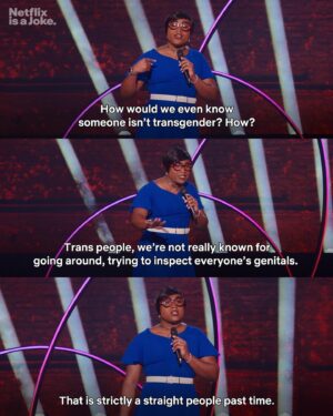 Hannah Gadsby Instagram - Hannah Gadsby’s Gender Agenda streaming NOW only on Netflix! Featuring ALOK, Krishna Istha, Mx. Dahlia Belle, DeAnne Smith, Asha Ward, Chloe Petts, and Jes Tom.