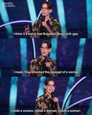 Hannah Gadsby Instagram - Hannah Gadsby’s Gender Agenda streaming NOW only on Netflix! Featuring ALOK, Krishna Istha, Mx. Dahlia Belle, DeAnne Smith, Asha Ward, Chloe Petts, and Jes Tom.