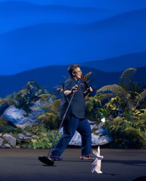 Hannah Gadsby Instagram - Over the course of an 18 month tour, I performed my live show ‘Body of Work’…

110 times, in
55 cities, across
16 countries 

In September I filmed it at the Sydney Opera House, and on May 9, it’ll be coming to a Netflix account near you! 

Pretty darn chuffed to be able to share this one with y’all. It’s a feel good show. Seriously. 

@netflixisajoke @most