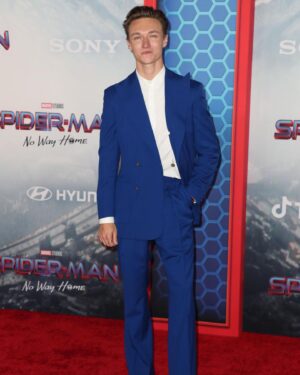 Harrison Osterfield Instagram - What an epic week x congrats again bro @tomholland2013 🔥 #spidermannowayhome 

Photocred: Chelsea Lauren / Shutterstock