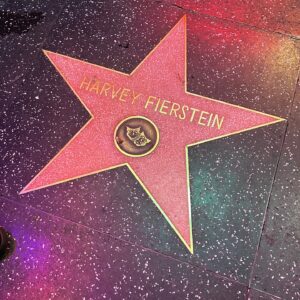 Harvey Fierstein Instagram - Rick Miramontez sent this photo of my star on the Hollywood Walk of Fame last night. I just want someone to go over and kick that cigarette butt off my name!