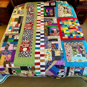 Harvey Fierstein Instagram - I've been at it again. Here's my latest improvised piece. I do these using a technique called QUILT AS YOU GO. It's very freeing and a little scary but I love how they come out.