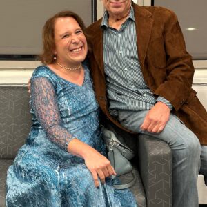 Harvey Fierstein Instagram - Me and that Schneider woman. What a delight she is. Had a great time together at the 92nd ST Y.
