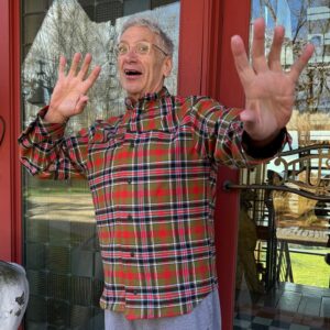 Harvey Fierstein Instagram - Sondheim wrote, "Look, I made a hat." But I get to say, "Look, I made a shirt!" Tons of mistakes but, all in all, not bad for a first one.