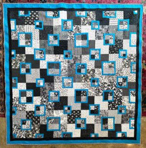 Harvey Fierstein Instagram - I wasn’t sure this one would ever get done.  The piecing was hard enough but then I quilted the heck out of it.  Another great lesson for me.  I learn so much with each one.  King sized, of course.