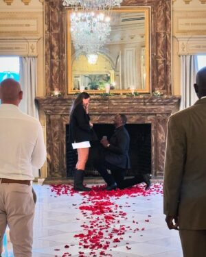 Harvey Mason Jr. Instagram - What an incredible weekend seeing my baby girl get engaged to an extremely special guy. She’s always so happy and giving and loyal and works hard to make everyone else feel good so it was very emotional seeing how thankful she was and how special she felt. I didn’t look over to see how his dad was doing but I was holding back and losing to some very happy tears. So thankful we were all able to come together and witness the festivities and celebrate their love. This will be an incredible union between to exceptional people and two extraordinary families. So much love here!