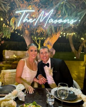 Harvey Mason Jr. Instagram - I am extremely happy and so proud to introduce Mr. and Mrs. Trey and Vanessa Mason. What an absolutely stunning wedding celebrating a stunning couple! As a dad, my first priority and main goal was to make sure my kids were happy and fulfilled. Last night, I witnessed the ultimate manifestation of that as @trey_mason3 and @sassynessy said their beautiful vows and then danced to the Moon Over Mexico. What an auspicious start to what I know will be an incredible life journey  filled with love and adventure for you two. I am so happy for you both and I love you!