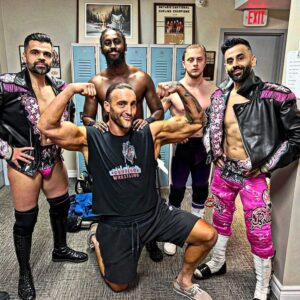 Harvinder Sihra Instagram - Dungeon wrestling crew representing out in North Bay, Ontario 🇨🇦 

@dungeon_wrestling