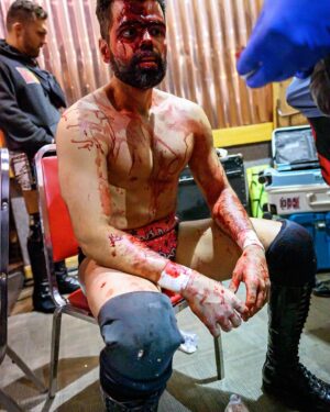 Harvinder Sihra Instagram - We bleed that no-quit Punjabi attitude 

#BTS 📸 @earlwgardner 

@gamechangerwrestling