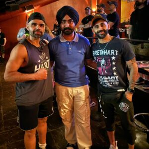 Harvinder Sihra Instagram - We hardly, if ever, see Sardars (Sikh men with turbans on) at wrestling shows 

Last night @gamechangerwrestling this Sikh man showed up to watch us. He is from Punjab, India. 

You know you’re doing something right when your people come out to support you. Love this kind of motivation. 

Always for the culture. ✊🏾
