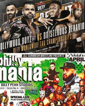 Harvinder Sihra Instagram - Philadelphia ✈️

@defynw 
@allcaribbeanwrestling 
@gamechangerwrestling